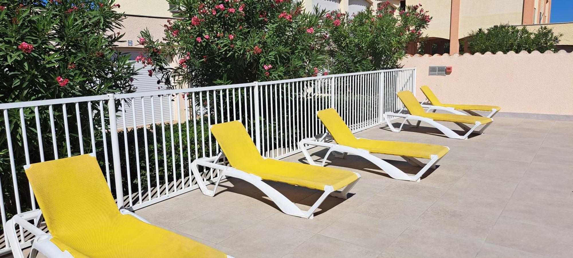 Au Village Coeur De Barcares Studio Vue Mer 3 Couchages Le Barcarès Εξωτερικό φωτογραφία